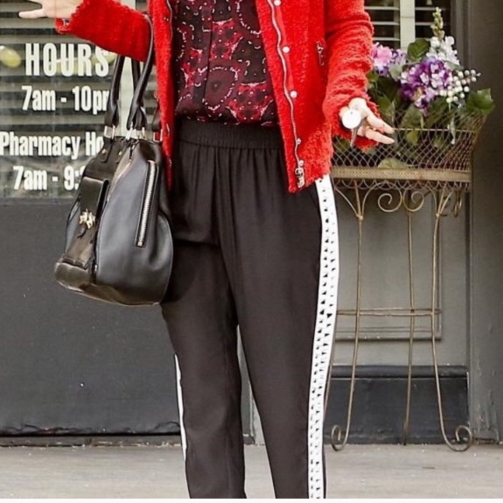 ISO Parker Grayson silk cropped jogger